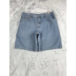 Vintage 90s Y2K Bugle Boy Mens Denim Jean Shorts Jorts Baggy‎ Tag 38 Actual 36